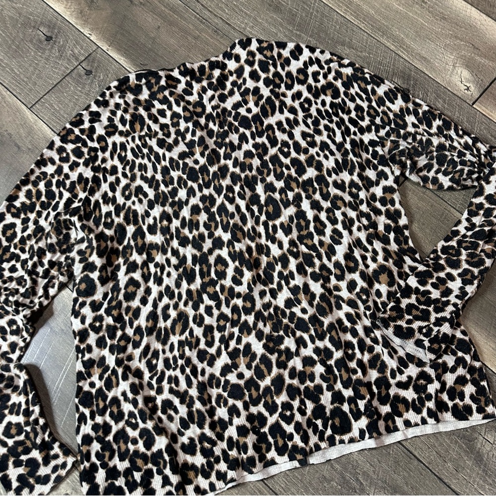 Old Navy Leopard Button Down Cardigan - image 6